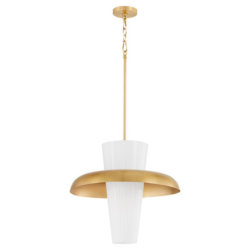 Mallory One Light Pendant in Aged Brass (19|82271680)