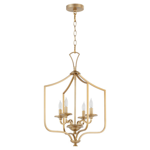 Maryse Four Light Entry in Aged Brass (19|8021480)