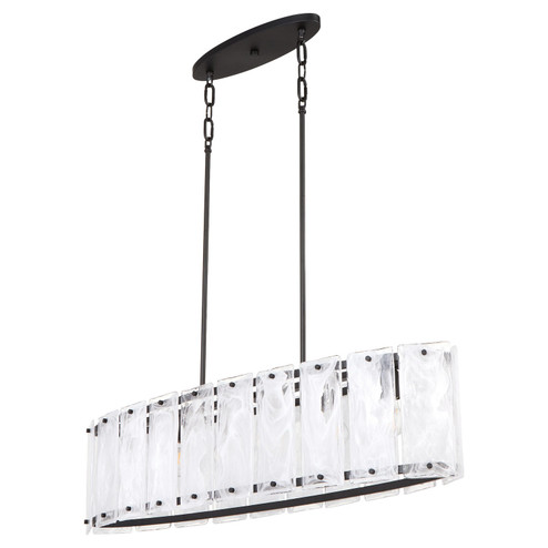 Prestige Six Light Linear Pendant in Matte Black (19|6575659)