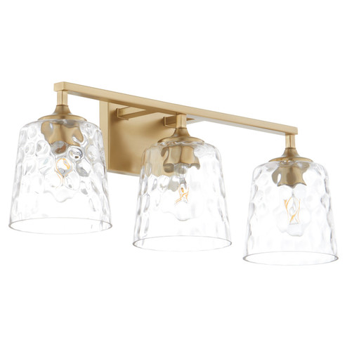 Eldorado Three Light Vanity in Aged Brass (19|50053180)