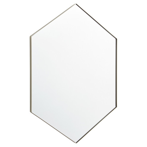 Hexagon Mirrors Mirror in Silver Finished (19|13243461)