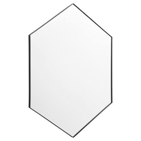 Hexagon Mirrors Mirror in Matte Black (19|13243459)
