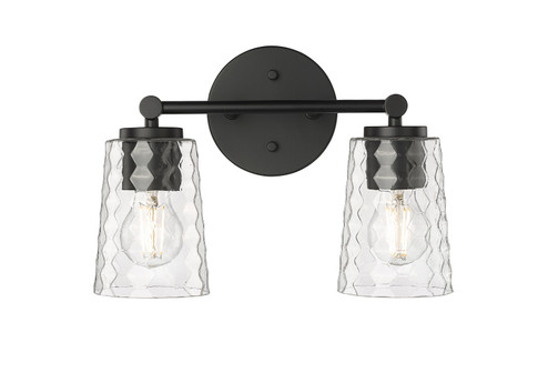 Ashli Two Light Vanity in Matte Black (59|9232MB)