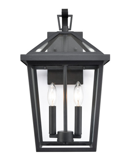 Mensun Two Light Outdoor Wall Sconce in Textured Black (59|92202TBK)