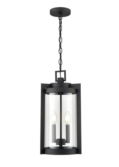 Ellway Two Light Outdoor Hanging Lantern in Textured Black (59|91532TBK)