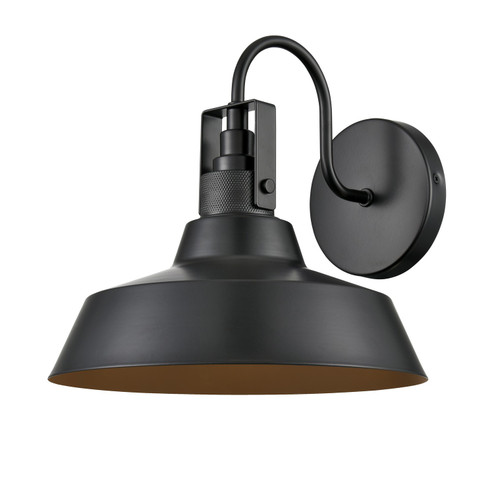 Axell One Light Outdoor Wall Sconce in Powder Coated Black (59|71101PBK)