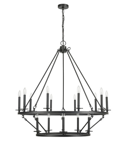 Florence 15 Light Chandelier in Matte Black (59|46715MB)