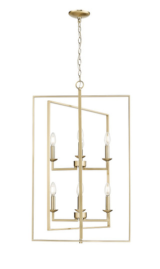 Nellis Eight Light Pendant in Modern Gold (59|3248MG)