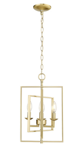 Nellis Four Light Pendant in Modern Gold (59|3230MG)