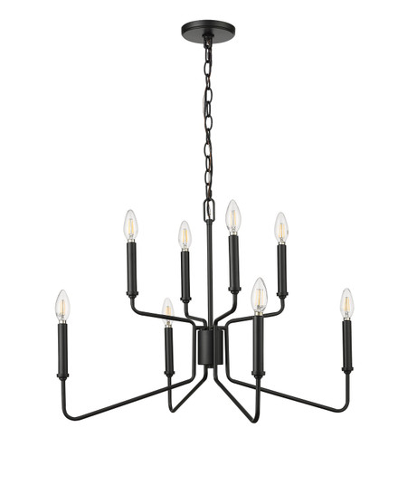 Raven Eight Light Chandelier in Matte Black (59|29008MB)