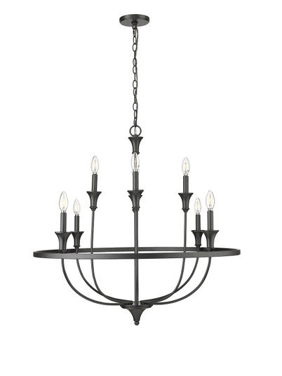 Emery Eight Light Chandelier in Matte Black (59|28108MB)