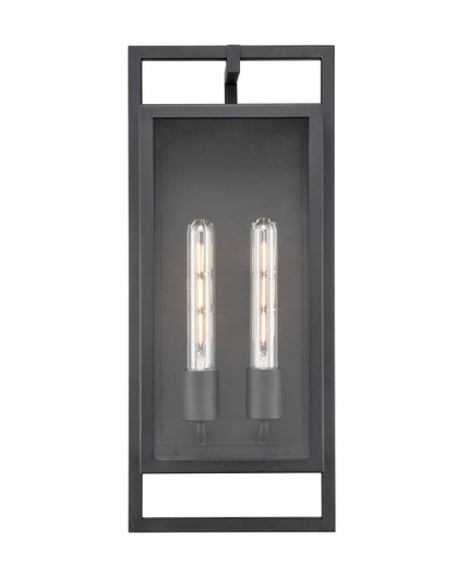 Agatha Two Light Outdoor Wall Sconce in Textured Black (59|270102TBK)