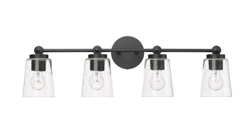 Lauryn Four Light Vanity in Matte Black (59|22004MB)