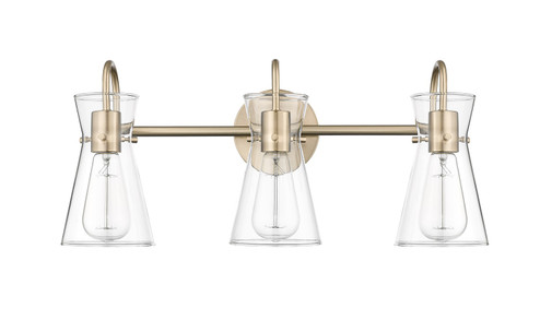 Camellia Three Light Vanity in Modern Gold (59|21003MG)