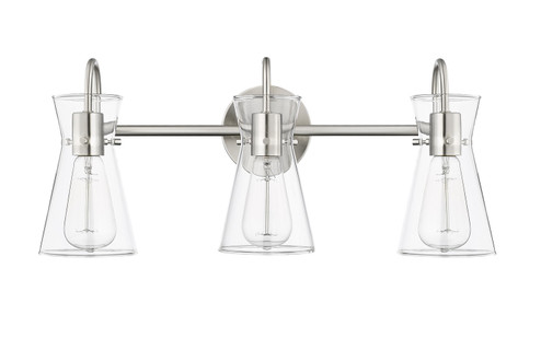 Camellia Three Light Vanity in Brushed Nickel (59|21003BN)