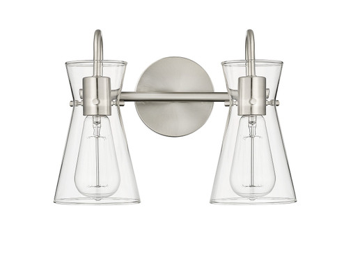 Camellia Two Light Vanity in Brushed Nickel (59|21002BN)