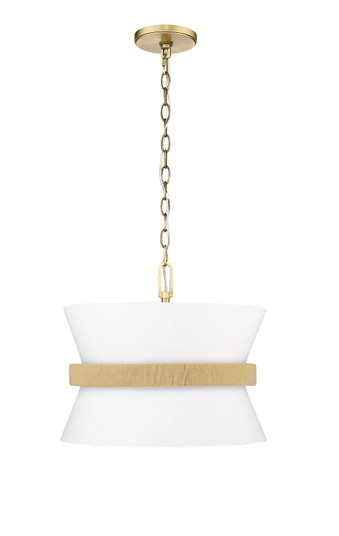 Kimbry Three Light Pendant in Vintage Brass (59|20503VB)