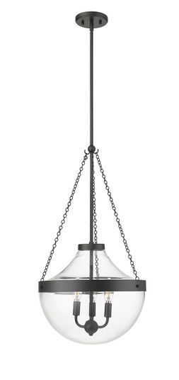 Clarra Three Light Pendant in Matte Black (59|20103MB)