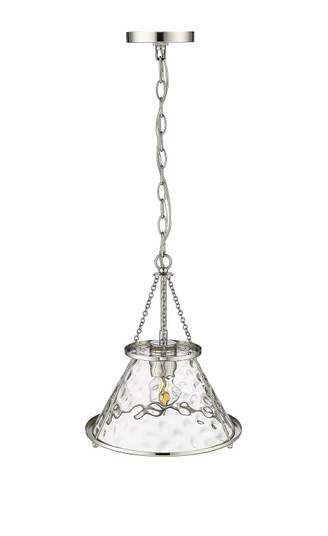 Javis One Light Pendant in Polished Nickel (59|13501PN)