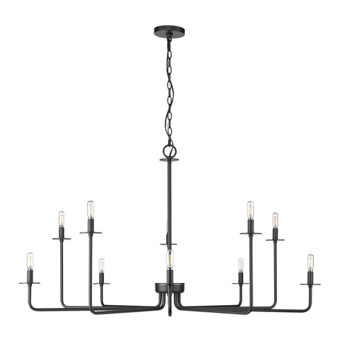 Marceline Ten Light Chandelier in Matte Black (59|12510MB)