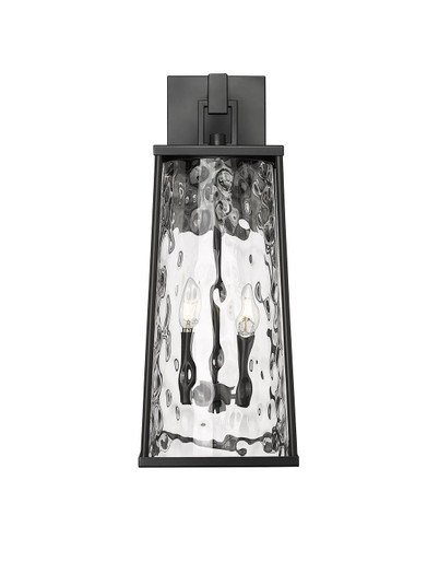 Dutton Two Light Outdoor Wall Sconce in Powder Coated Black (59|10602PBK)