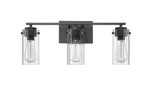 Serena Three Light Vanity in Matte Black (59|10303MB)