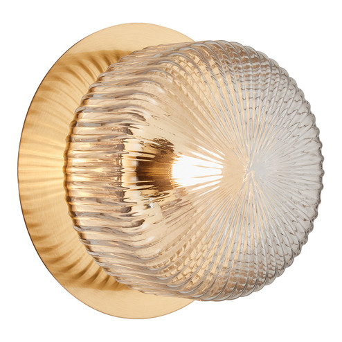 Knobbel LED Wall Sconce in Aged Gold Brass (423|S01301AGCL)
