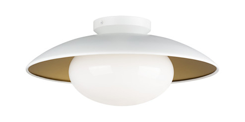 Hatley One Light Ceiling Mount in White (423|M13121WHOP) Hatley One Light Ceiling Mount in White (423|M13121WHOP)