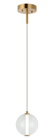 Belange LED Pendant in Aged Gold Brass (423|C69601AGCL)