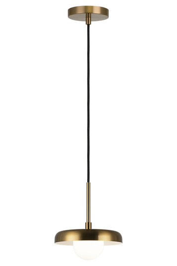 CRESTON LED Pendant in Aged Gold Brass (423|C34401AGOP)