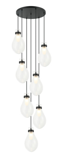 SERANNA Seven Light Pendant in Matte Black (423|C31907MB)