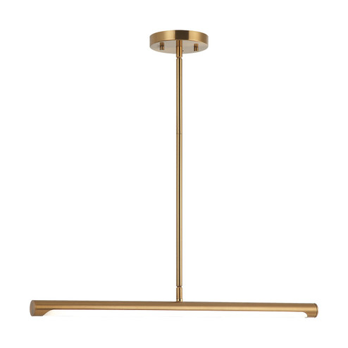 Novelle LED Pendant in Aged Gold Brass (423|C31424AG)