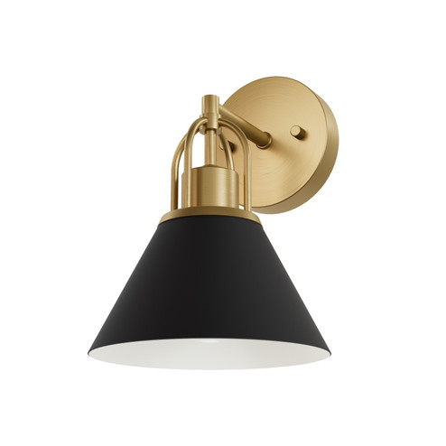 Carrington Isle One Light Wall Sconce in Matte Black (47|13166)