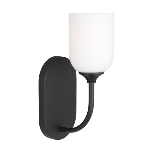 Emile One Light Vanity in Midnight Black (1|GLV1021MBK)