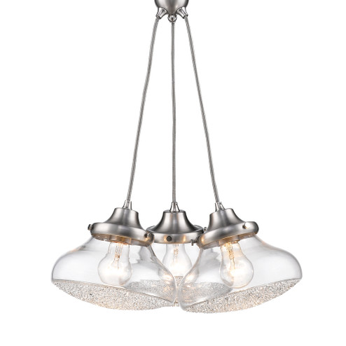 Asha Three Light Pendant in Pewter (62|34173PPWCC)