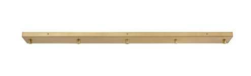 Multi Point Canopy Five Light Ceiling Plate in Modern Gold (224|CP4205LMGLD)