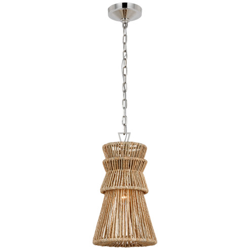 Antigua LED Pendant in Bronze and Natural Abaca (268|CHC5020BZNAB)