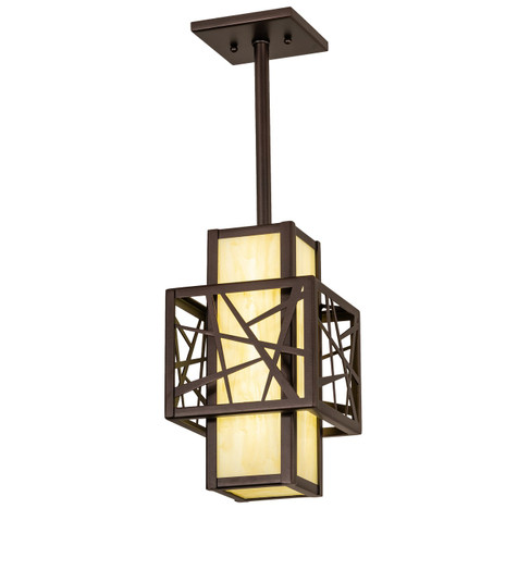 Quadrato LED Pendant in Dark Bronze (57|268565)