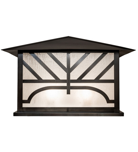 Seneca Four Light Pier Mount in Black Patina (57|268480)