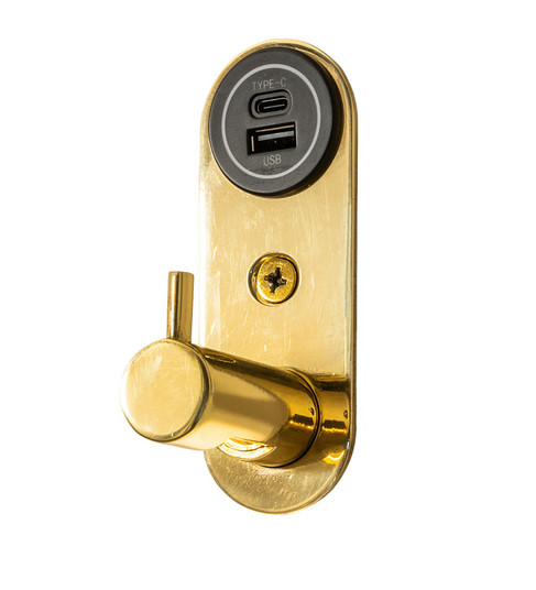 Barra De Luzis LED Wall Sconce in Polished Brass (57|268126)