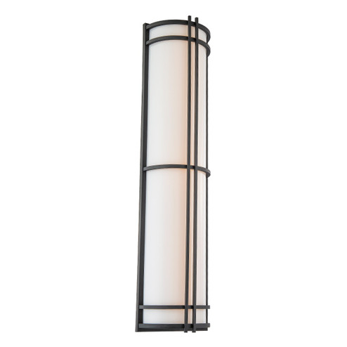 Skyscraper LED Outdoor Wall Sconce in Black (281|WSW6863727BK)
