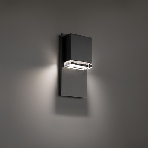Draped LED Outdoor Wall Sconce in Black (281|WSW6041227BK)