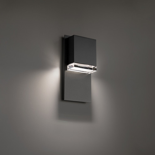 Draped LED Outdoor Wall Sconce in Black (281|WSW6041235BK)