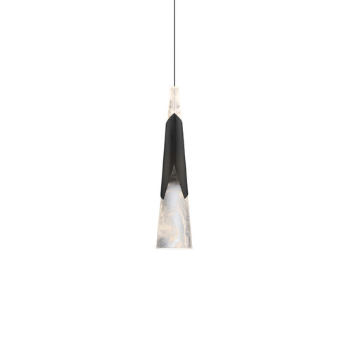 Kilt LED Mini Pendant in Aged Brass (281|PD4441630AB)