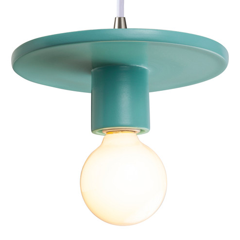 Radiance One Light Pendant in Canyon Clay (102|CER6320CLAYMBLKRIGID)