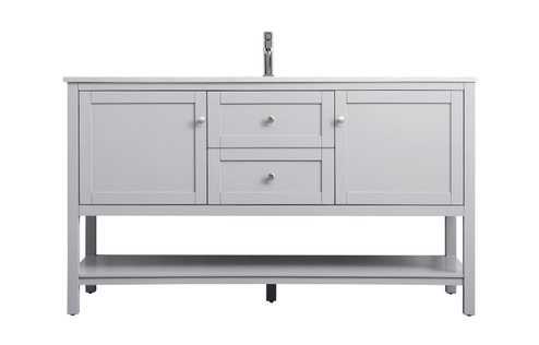 Heath SIngle Bathroom Vanity in Grey (173|VF22260GR)