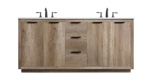 Blake Double Bathroom Vanity in Natural Oak (173|VF19472DNT) Blake Double Bathroom Vanity in Natural Oak (173|VF19472DNT)
