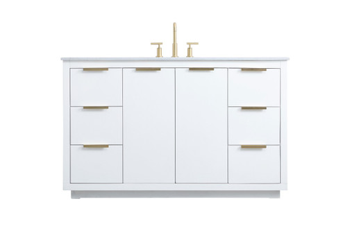 Blake SIngle Bathroom Vanity in White (173|VF19454WH)