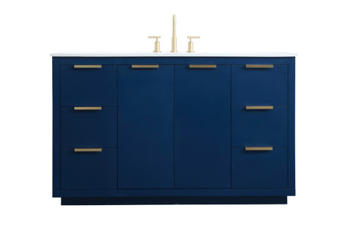 Blake SIngle Bathroom Vanity in Blue (173|VF19454BL)