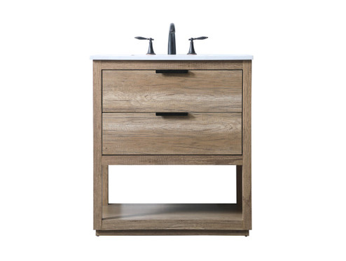 Larkin SIngle Bathroom Vanity in Natural Oak (173|VF19230NT)